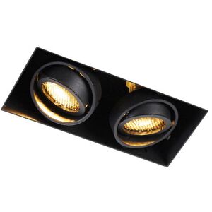 Qazqa Moderno Recessed Spot Light - Black - Adjustable, Dimmable Qazqa Moderno Recessed Spot Light - Black - Adjustable, Dimmable