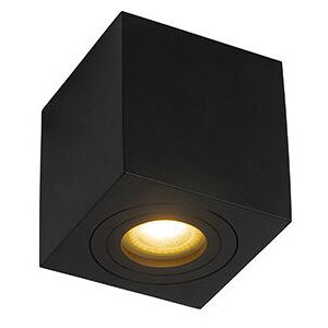 QAZQA Modern Square Bathroom Spot Black - Capa QAZQA Modern Square Bathroom Spot Black - Capa