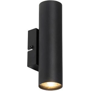 QAZQA Modern Wall Light Black 2-Light - Jeana QAZQA Modern Wall Light Black 2-Light - Jeana