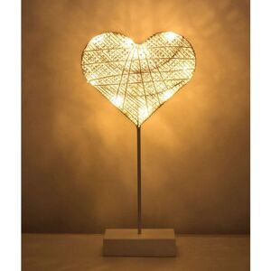 Memkey - Night Light for Kids, Decorative led Desk Lamp, Battery Operated Heart Shaped led Bedside Lamp, Night Lighting, Warm White Light Memkey - Night Light for Kids, Decorative led Desk Lamp, Battery Operated Heart Shaped led Bedside Lamp, Night Lighting, Warm White Light