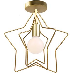 NORCKS Nordic Simplicity Ceiling Lights Creative Stars Chandelier Modern Ceiling Light Rotatable Lampshade For Balcony Cafe Gold NORCKS Nordic Simplicity Ceiling Lights Creative Stars Chandelier Modern Ceiling Light Rotatable Lampshade For Balcony Cafe Gold