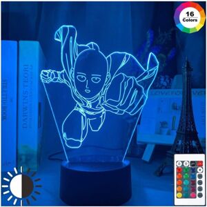 Aiperq - One Punch Man Saitama Figure Led Night Light Lamp for Home Decoration Nightlight Cool Manga Store Decor Ideas Table 3d Light Aiperq - One Punch Man Saitama Figure Led Night Light Lamp for Home Decoration Nightlight Cool Manga Store Decor Ideas Table 3d Light