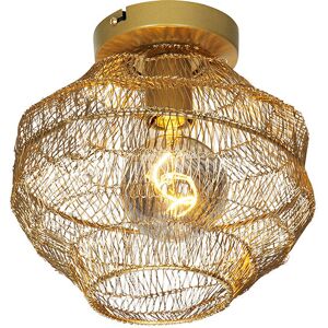 QAZQA Oriental Ceiling Lamp - Gold - 25cm - Dimmable QAZQA Oriental Ceiling Lamp - Gold - 25cm - Dimmable