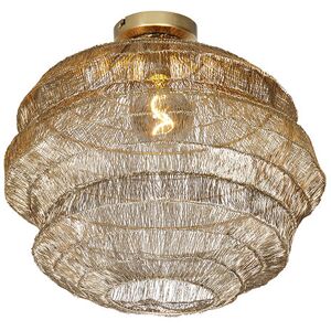 Qazqa Gold Round Ceiling Lamp VADI - Indoor Decor Qazqa Gold Round Ceiling Lamp VADI - Indoor Decor