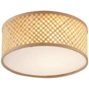 QAZQA Oriental Bamboo Ceiling Light Natural 30cm - Tremmo QAZQA Oriental Bamboo Ceiling Light Natural 30cm - Tremmo