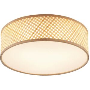 QAZQA Oriental Bamboo Ceiling Light Natural 40cm - Tremmo QAZQA Oriental Bamboo Ceiling Light Natural 40cm - Tremmo