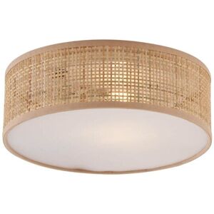 QAZQA Oriental Rattan Ceiling Light 30cm - Trammy QAZQA Oriental Rattan Ceiling Light 30cm - Trammy