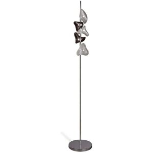 DIYAS Inspired Clearance - Otto Floor Lamp 5 Light G4, Polished Chrome/Black Glass, not led/cfl Compatible DIYAS Inspired Clearance - Otto Floor Lamp 5 Light G4, Polished Chrome/Black Glass, not led/cfl Compatible