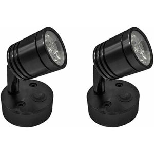 MUMU Pack of 2 12 v led Spot Reading Lamp Wall Bedside Lamp Adjustable Switch Motorhome Cylindrical Flexible Interior Lighting for Boat Motorhome (Black) MUMU Pack of 2 12 v led Spot Reading Lamp Wall Bedside Lamp Adjustable Switch Motorhome Cylindrical Flexible Interior Lighting for Boat Motorhome (Black)