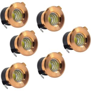Tinor - Pack of 6 Black Mini led Recessed Ceiling Spotlights Mini led Spotlight for Cabinet Ceiling Light, 3W, Warm White Tinor - Pack of 6 Black Mini led Recessed Ceiling Spotlights Mini led Spotlight for Cabinet Ceiling Light, 3W, Warm White