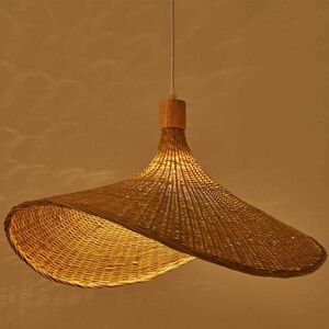 Trimec - Pays Français Chapeau De Paille Bricolage Tissé à La Main En Bambou Naturel Salon Lustre Plafond Suspendu Abat-Jour E27 Vis Suspension Lampe Trimec - Pays Français Chapeau De Paille Bricolage Tissé à La Main En Bambou Naturel Salon Lustre Plafond Suspendu Abat-Jour E27 Vis Suspension Lampe