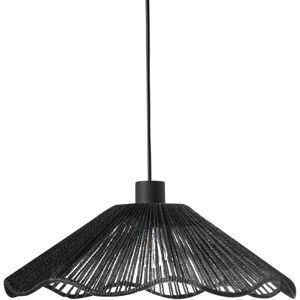 BELIANI Pendant Lamp MIGORI Paper Black BELIANI Pendant Lamp MIGORI Paper Black