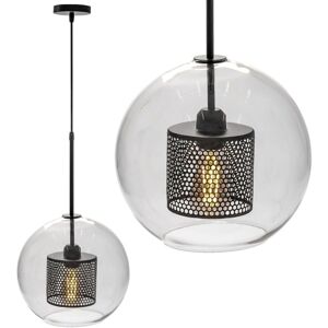 Toolight Loft Black Glass Pendant - Ceiling Light Toolight Loft Black Glass Pendant - Ceiling Light