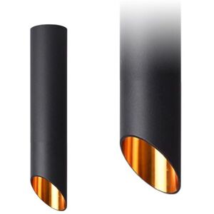 Toolight - Modern Black & Gold Pendant Lamp - 40W GU-10 Toolight - Modern Black & Gold Pendant Lamp - 40W GU-10