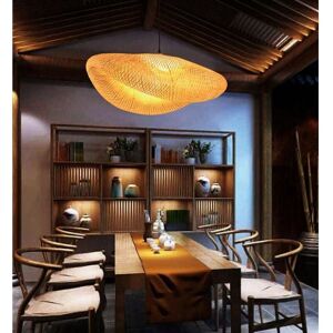 Hoopzi - Pendant Lamp Vintage Weaving Pendant Lamp Bamboo And Natural Rattan Woven Hanging Lamp Creative Nostalgic Adjustable E27 Bamboo Hanging Hoopzi - Pendant Lamp Vintage Weaving Pendant Lamp Bamboo And Natural Rattan Woven Hanging Lamp Creative Nostalgic Adjustable E27 Bamboo Hanging