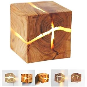 ROSE Wooden Wall Lamp 8cm Vintage Wooden Wall Light led 5W Creative Wall Lamp Night Lamp Random Crack Indoor Wall Lighting for Bedroom Living Room Dining ROSE Wooden Wall Lamp 8cm Vintage Wooden Wall Light led 5W Creative Wall Lamp Night Lamp Random Crack Indoor Wall Lighting for Bedroom Living Room Dining