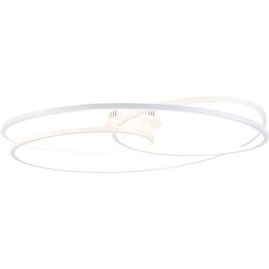 QAZQA Ceiling Light Rowin - White, 78cm, Adjustable - Lighting QAZQA Ceiling Light Rowin - White, 78cm, Adjustable - Lighting