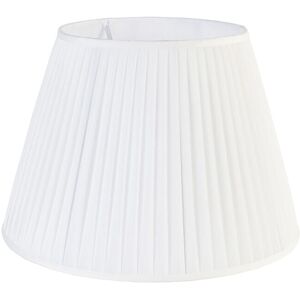 QAZQA Pleated Lampshade White Round Angled 45/27/30 QAZQA Pleated Lampshade White Round Angled 45/27/30