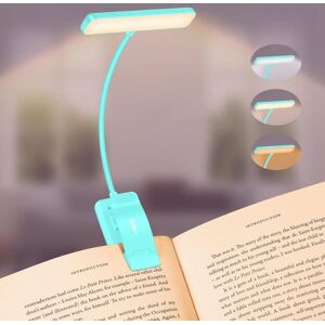 COOCHEER Portable 9 LED Reading Light, Rechargeable Clip Lamp, Eye Protection, Stepless Dimming & 3 Lighting Modes, 360° Flexible Neck, Long Lasting(Lake Blue) COOCHEER Portable 9 LED Reading Light, Rechargeable Clip Lamp, Eye Protection, Stepless Dimming & 3 Lighting Modes, 360° Flexible Neck, Long Lasting(Lake Blue)