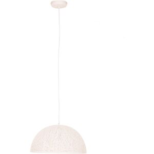 Premier Housewares - Chandelier / Ceiling Light Large White Pendant Lights For Ceiling / Hallway / Living Room Bell Frame Lighting For Halls / Premier Housewares - Chandelier / Ceiling Light Large White Pendant Lights For Ceiling / Hallway / Living Room Bell Frame Lighting For Halls /