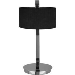 Premier Housewares Desk / Table Lamp for Reading C-Shaped Chrome Metal Stand Study Lamp / Lamps for Office With White Shade / eu Plug Desk Lamps 26 x 52 x 33 - Premier Premier Housewares Desk / Table Lamp for Reading C-Shaped Chrome Metal Stand Study Lamp / Lamps for Office With White Shade / eu Plug Desk Lamps 26 x 52 x 33 - Premier