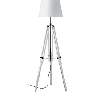 Premier Housewares Jasper White Tripod Base Floor Lamp Premier Housewares Jasper White Tripod Base Floor Lamp