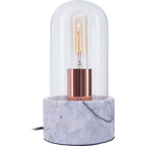 Lamonte Grey Marble Base/EU Plug Bell Lamp - Premier Housewares Lamonte Grey Marble Base/EU Plug Bell Lamp - Premier Housewares