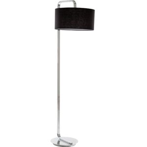 Premier Housewares Leyna Chrome Base Floor Lamp - Floor Lamp Premier Housewares Leyna Chrome Base Floor Lamp - Floor Lamp