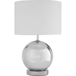 Premier Housewares Naomi White Fabric Shade Table Lamp - Table Lamp Premier Housewares Naomi White Fabric Shade Table Lamp - Table Lamp