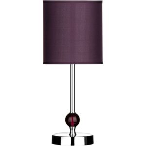 Premier Housewares - Evaine Purple Acrylic Ball Table Lamp Premier Housewares - Evaine Purple Acrylic Ball Table Lamp