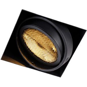 QAZQA + Moderno Recessed Spot Black GU10 AR111 - Ceiling Light QAZQA + Moderno Recessed Spot Black GU10 AR111 - Ceiling Light