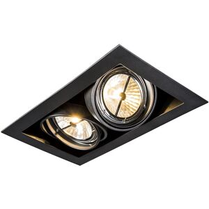 QAZQA Black Oneon Large Recessed Light - Adjustable, Steel, Design QAZQA Black Oneon Large Recessed Light - Adjustable, Steel, Design