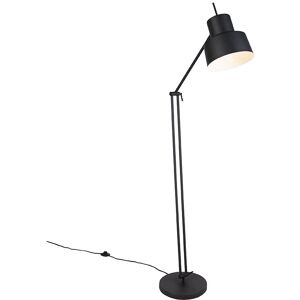 Qazqa Retro Floor Lamp Chappie Black Adjustable - E27 Max 60W Qazqa Retro Floor Lamp Chappie Black Adjustable - E27 Max 60W