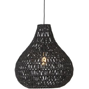 Qazqa Retro Vintage Pendant Lamp - Adjustable Height - Black Qazqa Retro Vintage Pendant Lamp - Adjustable Height - Black