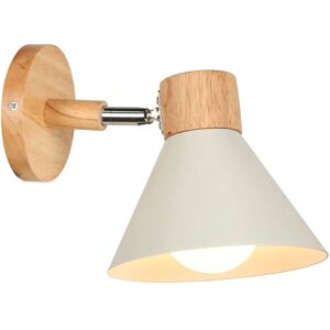 NORCKS Retro Indoor Wall Light Metal Wall Lamp E27 Vintage Wall Sconce For Bedroom Living Room Bathroom (White) NORCKS Retro Indoor Wall Light Metal Wall Lamp E27 Vintage Wall Sconce For Bedroom Living Room Bathroom (White)