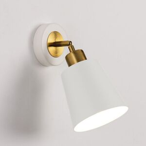 WOTTES Industrial Wall Lamp White Indoor Wall Sconce Rotatable Wall Light Metal Lighting Fixture for Kitchen Island Bar Cafe WOTTES Industrial Wall Lamp White Indoor Wall Sconce Rotatable Wall Light Metal Lighting Fixture for Kitchen Island Bar Cafe