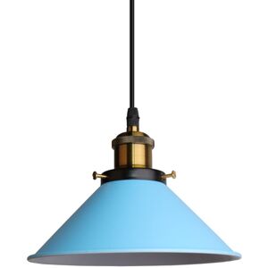 STOEX Retro Pendant Light Blue Vintage Pendant Lights Ø22CM Industrial Ceiling Light Modern Pendant Lights For Restaurant Loft Kitchen Cafe Shop E27 STOEX Retro Pendant Light Blue Vintage Pendant Lights Ø22CM Industrial Ceiling Light Modern Pendant Lights For Restaurant Loft Kitchen Cafe Shop E27