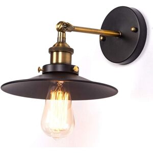 STOEX Retro Vintage Wall Light Metal Iron Wall Sconce Angle Adjustable Wall Lights For Bar Cafe Black 22Cm STOEX Retro Vintage Wall Light Metal Iron Wall Sconce Angle Adjustable Wall Lights For Bar Cafe Black 22Cm
