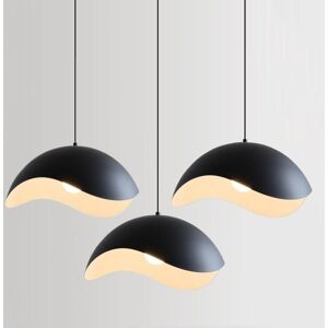 WOTTES Vintage Industrial Ceiling Pendant Light Fixtures Adjustable Hanging Lamp Black Metal Chandelier Lampshade Ø30CM 3Pcs WOTTES Vintage Industrial Ceiling Pendant Light Fixtures Adjustable Hanging Lamp Black Metal Chandelier Lampshade Ø30CM 3Pcs