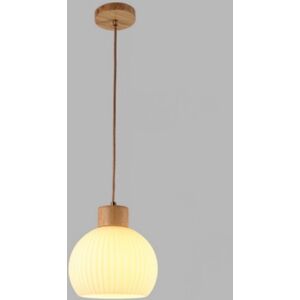 WOTTES Modern Pendant Light Round Glass Hanging Lamp Shade Adjustable Ceiling Lamp for Kitchen Dining Room Ø20CM WOTTES Modern Pendant Light Round Glass Hanging Lamp Shade Adjustable Ceiling Lamp for Kitchen Dining Room Ø20CM