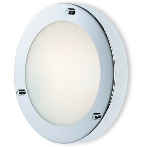 Firstlight Products - Firstlight Rondo - 1 Light Wall / Flush Ceiling Light Chrome, Opal Glass IP54, G9 Firstlight Products - Firstlight Rondo - 1 Light Wall / Flush Ceiling Light Chrome, Opal Glass IP54, G9