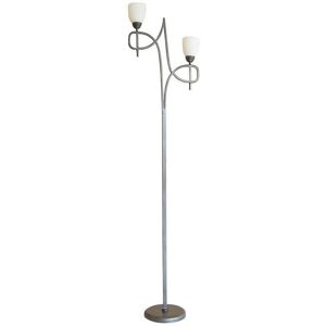 DIYAS Inspired Clearance - San Marino Floor Lamp In-Line Dimmer 2 Light E14 Tex/Pewter, not led/cfl Compatible DIYAS Inspired Clearance - San Marino Floor Lamp In-Line Dimmer 2 Light E14 Tex/Pewter, not led/cfl Compatible