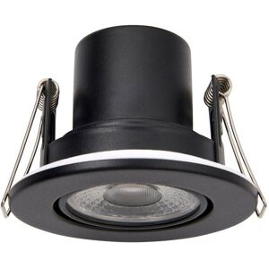 Saxby Lighting - Saxby Shieldeco 500 cct Tiltable Light 5W Recessed Downlight Matt Black Paint Saxby Lighting - Saxby Shieldeco 500 cct Tiltable Light 5W Recessed Downlight Matt Black Paint