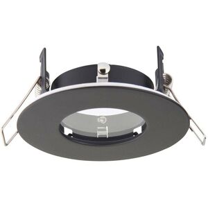Saxby Lighting - Saxby Speculo Bathroom Recessed Fixed Matt Black Paint & Clear Glass IP65 Saxby Lighting - Saxby Speculo Bathroom Recessed Fixed Matt Black Paint & Clear Glass IP65