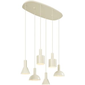 QAZQA Scandinavian Pendant Lamp Cream 6-Lights - Biles QAZQA Scandinavian Pendant Lamp Cream 6-Lights - Biles