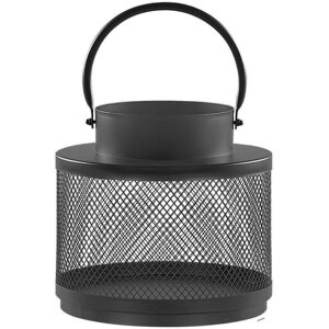 Beliani Lantern YAMDENA Metal 19cm Black - Candle Lantern Beliani Lantern YAMDENA Metal 19cm Black - Candle Lantern