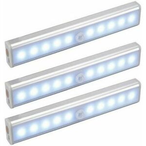 Mumu - Set of 3 10 led Lights, Wireless, usb Rechargeable, Magnetic, Motion Sensor, Portable. Closet light, portable emergency light, children's Mumu - Set of 3 10 led Lights, Wireless, usb Rechargeable, Magnetic, Motion Sensor, Portable. Closet light, portable emergency light, children's