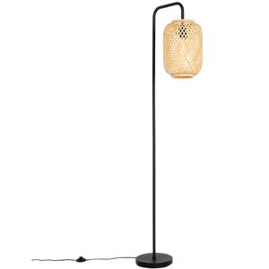 QAZQA Smart Floor Lamp Bamboo Incl. WiFi ST64 - Yvonne QAZQA Smart Floor Lamp Bamboo Incl. WiFi ST64 - Yvonne