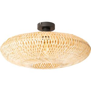 QAZQA Smart Ceiling Lamp Bamboo 50 cm Incl. Wifi G95 - Ostrava QAZQA Smart Ceiling Lamp Bamboo 50 cm Incl. Wifi G95 - Ostrava