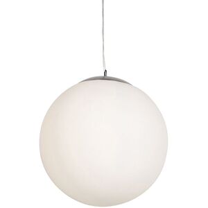 QAZQA Scandinavian Pendant Light 50cm WiFi Opal Glass QAZQA Scandinavian Pendant Light 50cm WiFi Opal Glass
